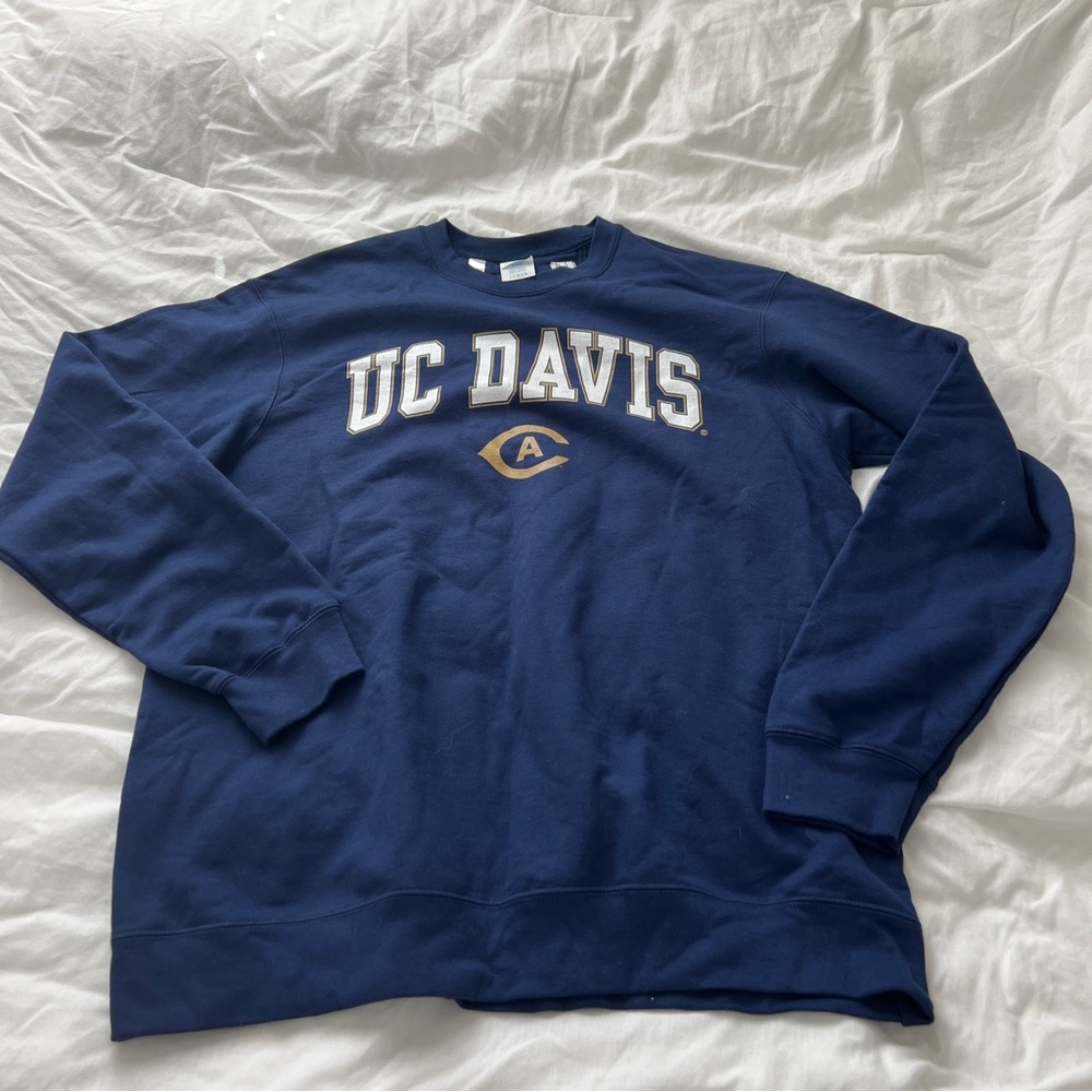 UC Davis crewneck